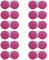 Erewa 12 Pack Contact lens case Contact Lens Holder Box Soak Storage Kit(Rose Red)
