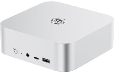 Beelink SER8 Mini Gaming PC, Ryzen 7 8845HS 8-Core 16-Thread 5.1GHz Processor, 32G DDR5 RAM 1T SSD, 12-Core 2700MHz 4K@144Hz, USB4.0/USB3.2/DP/HDMI/ 2.5G LAN/WiFi6 BT5.2