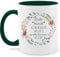 Tasse Tassen 325ml - Erzieher - Kleine Menschen brauchen so große Herzen wie deins | Erzieherin Geschenk | Tagesmutter Geschenke | Krippe Abschiedsgeschenk KiGa - 325 ml - Dunkelgrün