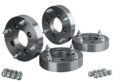 DZSYINGCHUSM Spürverbreiterungsatz Für Rancher 350 400 420 4x110mm bis 4x156mm ATV Verbreiterung Hubcentric Spurverbreiterungen Adapter 1.5 mit 3/8-24 Bolzen Wheel Spacers(4PC)