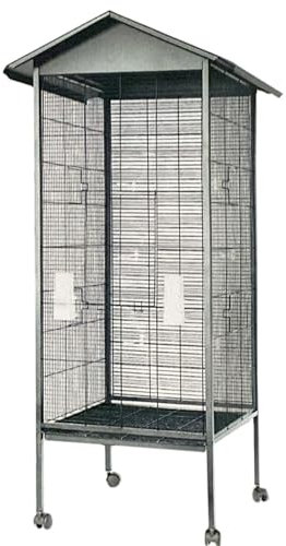 XXL Vogelkäfig Voliere 165x78x74,5cm Vogelhaus Kanarien Wellensittich Papageien