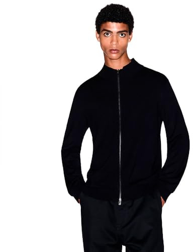 Armani Exchange Herren Essential, Long Sleeve Zip Closure Cardigan Sweater (1er Pack)