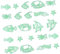ifundom Home Wall 60pcs Tropical Fish Glow Aufkleber 4 Sets Klebenachtdekor Für Schlafzimmer