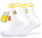 TUZELIYA Original Bier Geschenk, 2 Paar Bier Socken mit Biermuster, Biersocken Herren Tennissocken, Lustige Geschenkideen Geschenke Vatertag Ostern Bierfest Weihnachtstag für Männer Frauen