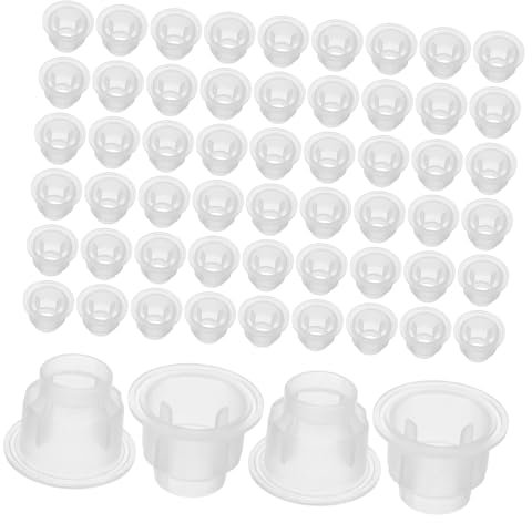 WRITWAA 200pcs Transparent Replacement Stoppers for Diffuser Bottles Easy Install for Home Office and Car Aromatherapy Precision Hole Design for Steady Aroma Release
