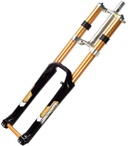 MESOVFCA Fourche de vélo VTT en Alliage Rigide, Fourche à Suspension Zoom, Fourche de vélo de Montagne Speed Drop AM, Fourche à Suspension 26 Pouces