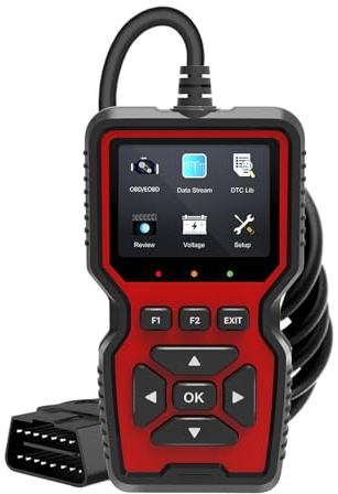 KHDWOB OBD2 Diagnostic Voiture pour Renault Clio III RenaultClio 2000-2023 2024-pr, Lecteur de Codes Défaut Moteur, Effacer Voyant, Données en Temps Réel, Outil Diagnostic Voiture,B