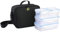 ORYX Bolsa Termica Con 4 Recipientes Hermeticos Plastico (2x800 ml + 2x400 ml.)