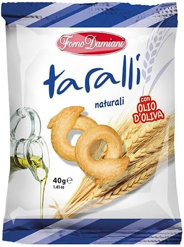 Croccantelle e Taralli Forno Damiani gusti vari 10 buste da 40 gr (TARALLI)