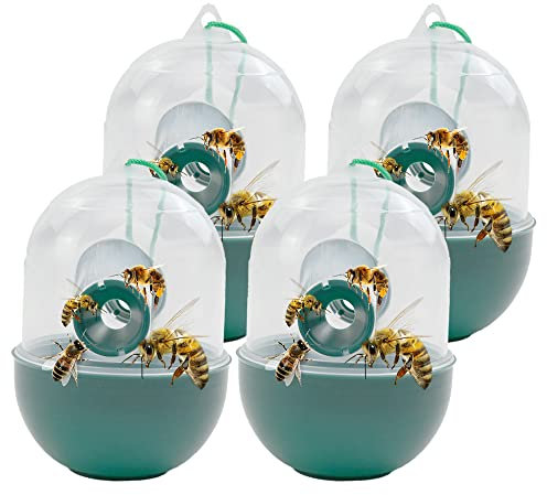 Ram® 4 X Hanging Wasp Trap Hornet Bee House