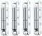 SOTECH 4 Stück Türbänder Aufschraubband 15 x 83 mm Scharnier Renovierband für Innentüren zum Aufschrauben (Stahl verzinkt)