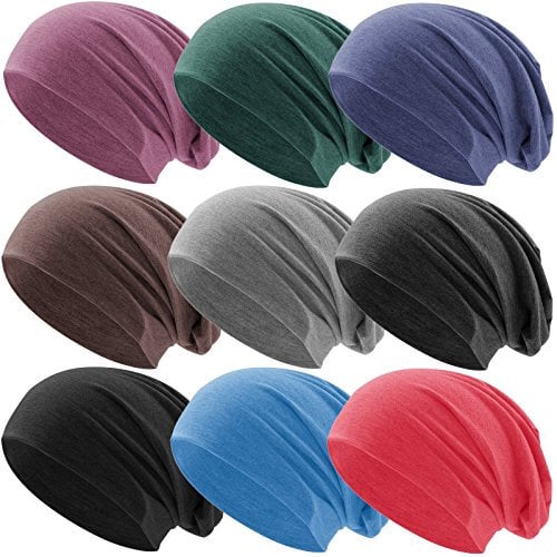 Hatstar® Klassische Slouch Long Beanie Mütze | leicht und weich | für Damen und Herren | Übergangsmütze für Frühling und Sommer (Altrose)