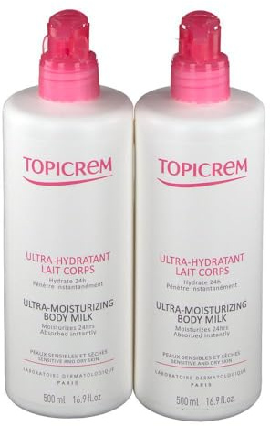 TOPICREM UH LAIT CORPOREL 2 x 500 ml