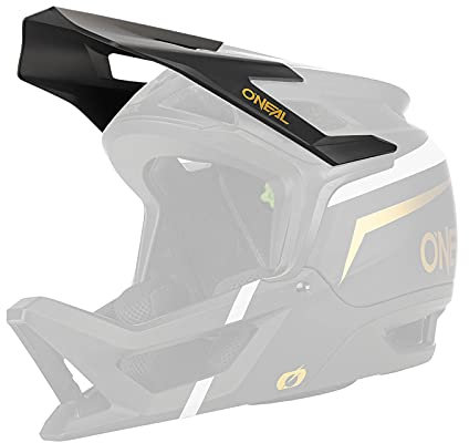 O'Neal 0505-300M Visiera Casco Transition Flash, Nero/Bianco/Oro, XS-M