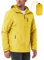 33,000ft Regenjacke Herren Wasserdicht Outdoorjacke Leichte Freizeitjacke Packbare Windjacke Fahrrad Regenmantel mit Kapuze Gelb M