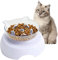 BEAUTYBIGBANG 2021 Gamelle Chat Surélevée,Bol pour Chat Bol à Nourriture Anti Vomissement,Conception Inclinable à 15 ° Chats Chiens