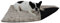 HS-Hundebett 30x45cm Sand rutschfeste Exklusivdecke in Unifarben I Antirutsch-Hundedecke Made in Germany I Weiche Kuscheldecke für große & kleine Hunde I waschbar bei 40°