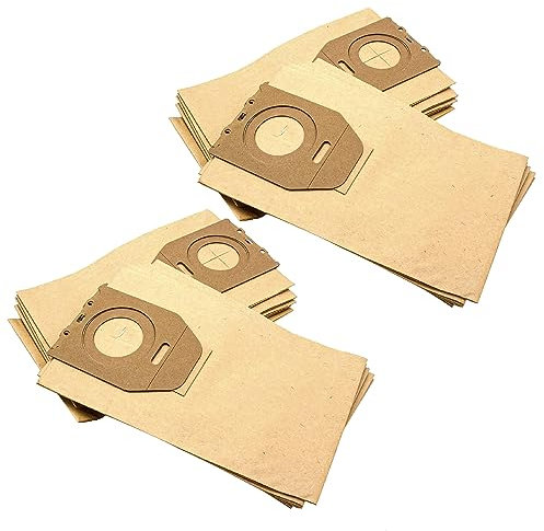 vhbw 20x Sacs compatible avec Philips Golden Magic, Oslo, Oslo+, Silence, Marathon aspirateur - papier, 29cm x 17,5cm