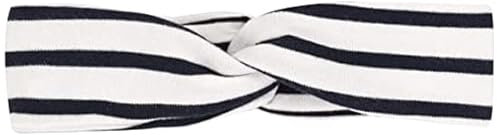 Petit Bateau Baby Mädchen Stirnband, Weiss Marshmallow / Blau Smoking, 1-3 Jahre