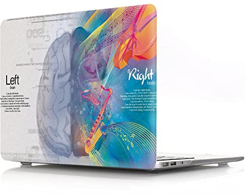 Hard Brain Hülle Fall Skin with Keyboard Protector für MacBook Pro (13-inch,M1,2016-2020, Thunderbolt 3 Ports, Models: A2338/A2289/A2251/A2159/A1706/A1708/A1989) - T