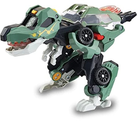Vtech Switch and Go Dinos Launcher-T-Rex – Dino-Auto-Transformer – 2-in-1 Spielzeug mit Geräusch- und Lichteffekten – Mit Abschussvorrichtung – Für Kinder von 3-8 Jahren