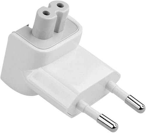 XAVI AC Adaptor Europe Plug | EU Travel Charger Converter, Spare Connector for iPod, iPhone,iPad Tablets, Macbook AC Power Adapter EU Plug