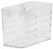 Tendance - Panier rectangulaire gm ps sur ventouses - transparent