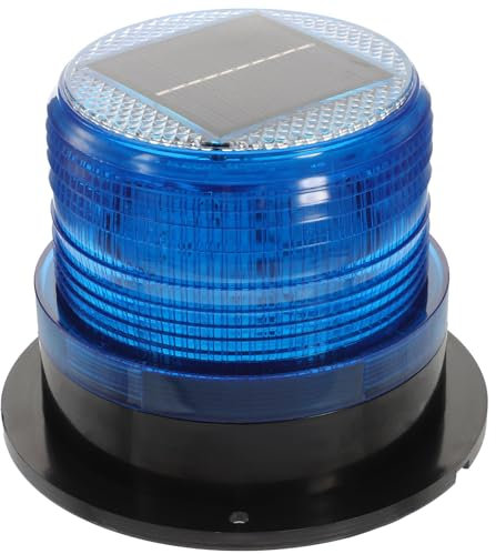 ibasenice Luz De Advertencia Del Techo Luces De Seguridad Para Autos Luces Estroboscópicas Rojas Azules Luz Estroboscópica Con Energía Solar Linterna Led Eléctrico Licuadora Batería De Litio