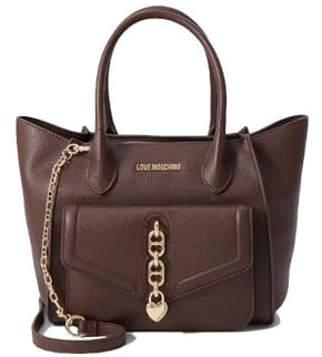 Love Moschino Schultertasche Damen Dunkelbraun Einheitsgröße
