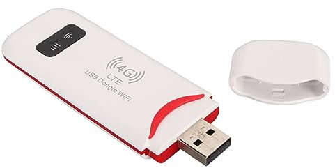 4G LTE USB-WLAN-Modem, Tragbarer 4G-Router mit SIM-Kartensteckplatz, Kabelloser WLAN-Signalempfänger, Netzwerkadapter mit USB-Stromversorgung für Laptop-Desktop-PC-Computer