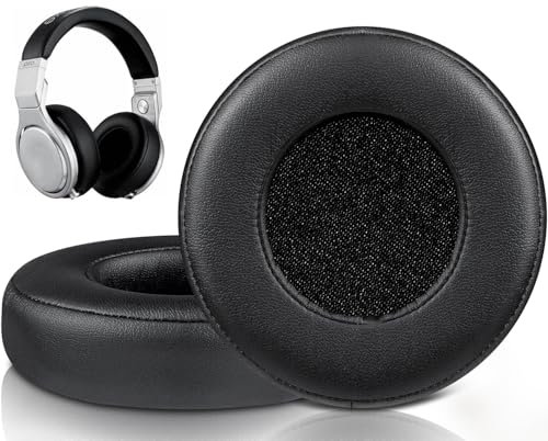 SOULWIT Ersatz Ohrpolster für Monster Beats Pro/by Dr. DRE Detox Kopfhörer, Ohrpolster mit weichem Proteinleder und hochdichtem Geräuschisolationsschaum