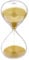 SuLiao Gold Hourglass Sablier 1 minute – Grand verre de sable en verre pour enfants, salle de classe, maison, bureau, décoration de bureau