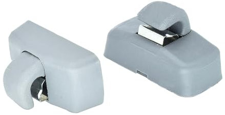 2 ganci per aletta parasole per Volkswagen Bora Caddy Golf Mk4 Sharan Passat Polo Amarok Transporter T5 Touran Seat Ibiza Leon Skoda Fabia Octavia Superb 3B0857561B