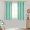 MRTREES Vorhänge Grün Blickdicht Kurze für kleine Fenster 160cm lang 140cm breit Gardinen Grün mit Kräuselband Wohnzimmer Modern für Bistro Kitchen Curtains for Window 2er Set