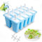 Ice Lolly Moulds, Lerryone Ice Cream Moulds 10 Pieces Reusable Silicone Popsicle Moulds, Food Grade BPA-Free Ice Pop Mould, Easy to Remove Ice Lolly Maker