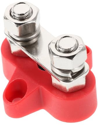 Alipis Dual Studs Battery Terminal Block for Car Boat Rv 48v Marine Battery Connectors Insulated