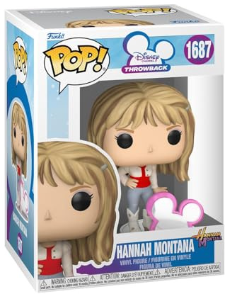 Funko Pop! Disney: Hannah Montana - Hannah mit Disney Icon- Vinyl-Sammelfigur - Geschenkidee - Offizielle Handelswaren - Spielzeug Für Kinder und Erwachsene - Comedy Fans