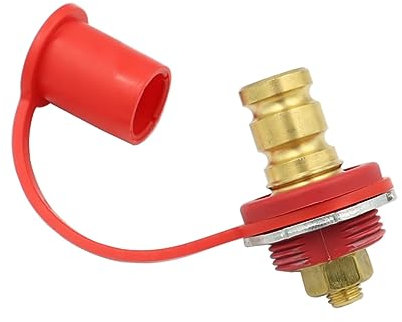 DINHEAROM Borne de Chargeur de Batterie 250A 20Mm pour Voiture et Bateau Connecteur et Solide Accessoires de Recharge pour Camping-Car et Yatch Facile à Installer