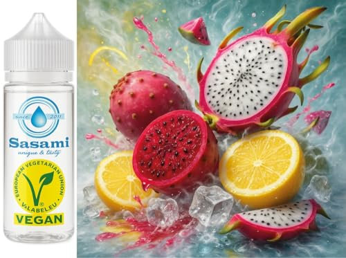 Cactus Blast - Kaktusfrucht Drachenfrucht Zitrone Ice Aroma Konzentrat - Vegan - Sasami - 10ml