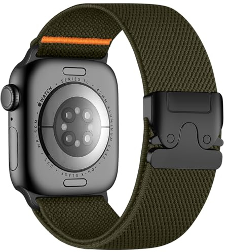 Faliogo Nylon Strap for Apple Watch Strap 46mm 45mm 44mm 42mm 41mm 40mm 38mm 49mm - Men Women Sport Band with Parachute Buckle for iWatch Ultra SE Series 11 10 9 8 7 6 5 4 3 2 1