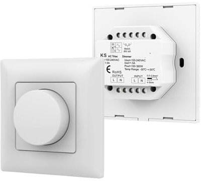 Kit dimmer a tiristore 1 canale DC12V 24V 36V Controller LED AC 220V(Rotary Triac Dimmer)