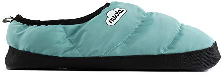 NUVOLA. Hausschuhe Herren Damen Rutschfester Sohle warm gepolstert bequem grünes Wasser 36/37 EU