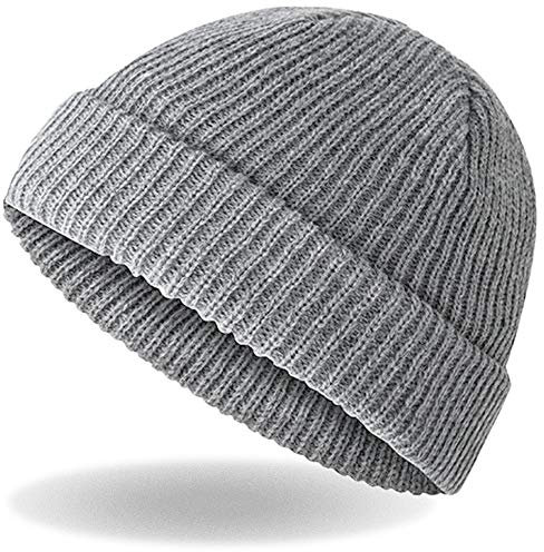 Hatstar Trawler Unisex Beanie Mütze Seemanns Fishers Mütze für Damen und Herren (Heather Grey)
