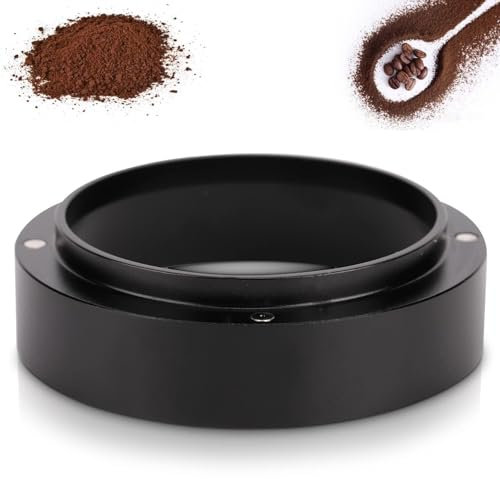 51mm Espresso Dosing Funnel Coffee Dosing Ring with Magnetic Replacement Funnels Accessories Compatible with 51mm Breville Portafilter for Home/Cafe