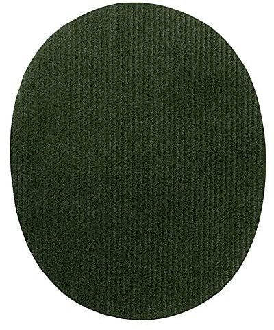 Mono Quick 10370 2er Kordflicken, Applikation, Bügelbild Patch Kord Flicken Oval (10368 - grün)