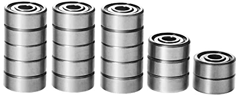 Hoggy 20 Kugellager 624ZZ Stahl 4 mm x 13 mm x 5 mm