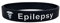 Butler & Grace Epilepsy Epilepsie Nebenniere Unzulänglichkeit Silikon Medizinische Armband. Notfall Armband fur Herren Damen 8 zoll 202 mm (Schwarz Nur) (1 Band Only-Black)