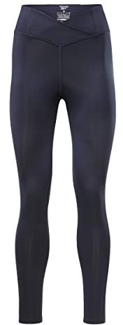 Reebok Damen Workout Ready Basic High Rise Leggings, Vector Navy, L