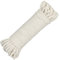 KINGLAKE 6mm- 20m Makramee Garn Baumwollschnur,Kordel Beige Dicke Schnur Makramee Seil- Für Handwerk, Gartenarbeit, Verpackung, Dekoration