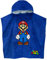 Super Mario Bros. Boys Videojuegos Hooded Towel Poncho Traje de baño para niños Talla única Azul